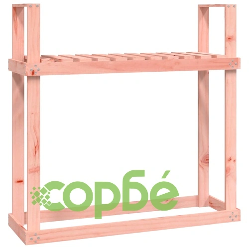 Поставка за дърва за огрев 110x35x108,5 см масивна дугласка ела ➤ топ цена ➤ sorbe.bg