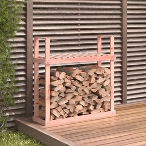 Поставка за дърва за огрев 110x35x108,5 см масивна дугласка ела