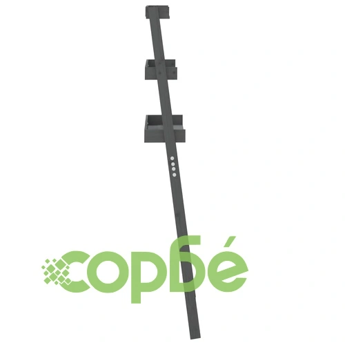 Етажерка за тоалетна, сива, 63,5x32x179 см, борово дърво масив ➤ топ цена ➤ sorbe.bg