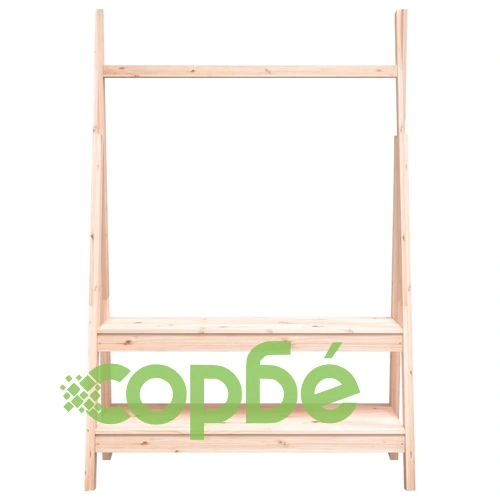 Етажерка за дрехи 100x45,5x150 см бор масив ➤ топ цена ➤ sorbe.bg