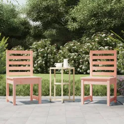 Градински столове, 2 бр, 40,5x48x91,5см, масивно дугласко дърво