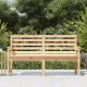 Градинска пейка, 159,5x48x91,5 см, борово дърво масив