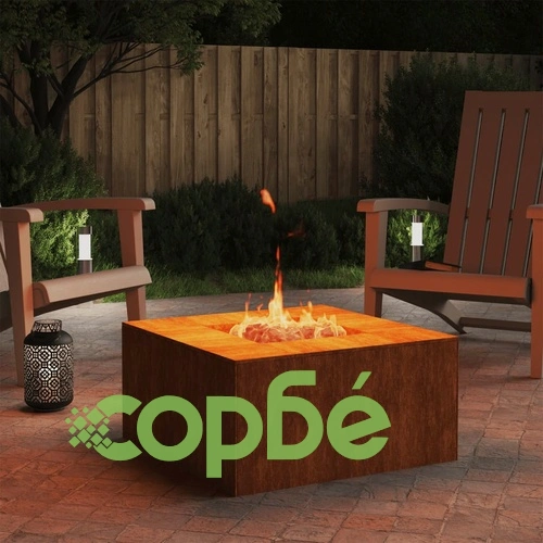 Огнище, 60x60x30 см, кортенова стомана  ➤ топ цена ➤ sorbe.bg