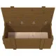 Кутия за съхранение, меденокафява, 91x40,5x42 см, бор масив