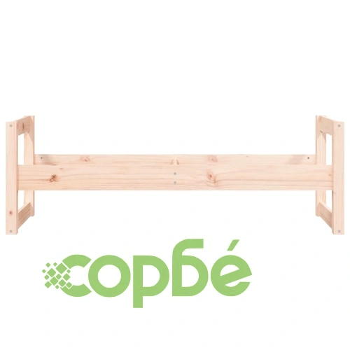 Стелаж за гуми, 120x40x40 см, борово дърво масив ➤ топ цена ➤ sorbe.bg