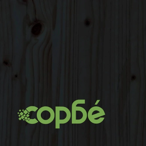 Градински столове, 2 бр, черни, борово дърво масив ➤ топ цена ➤ sorbe.bg