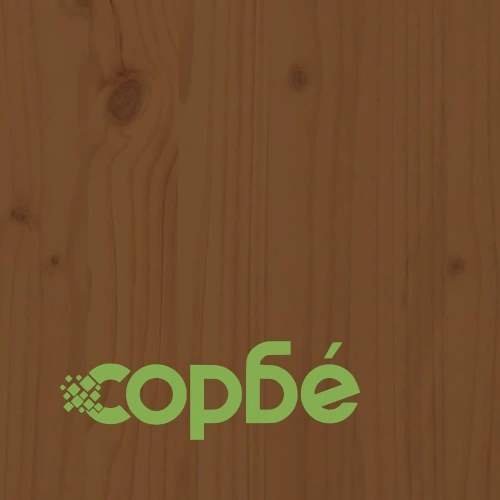 Градински ъглови дивани, 2 бр, меденокафяви, бор масив ➤ топ цена ➤ sorbe.bg