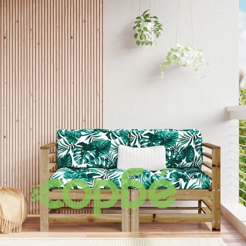 Градински ъглови дивани, 2 бр, импрегниран бор ➤ топ цена ➤ sorbe.bg