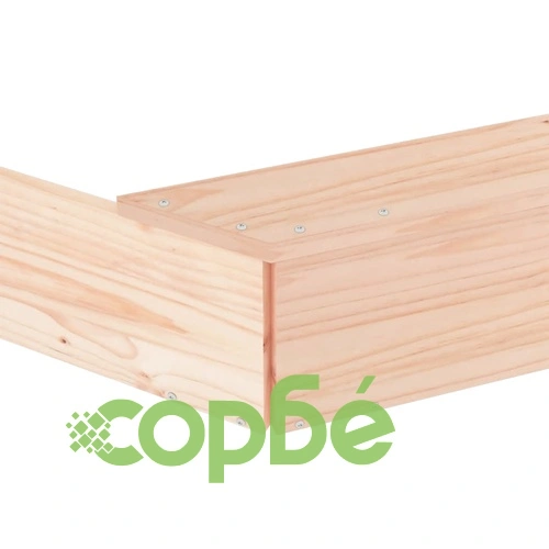 Пясъчник със седалки, осмоъгълен, масивна дървесина бор ➤ топ цена ➤ sorbe.bg