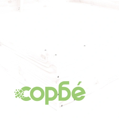 Пясъчник със седалки, бял, квадратен, масивна дървесина бор ➤ топ цена ➤ sorbe.bg