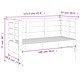 Градинска пейка 111,5x53x71 см масивна дугласка дървесина