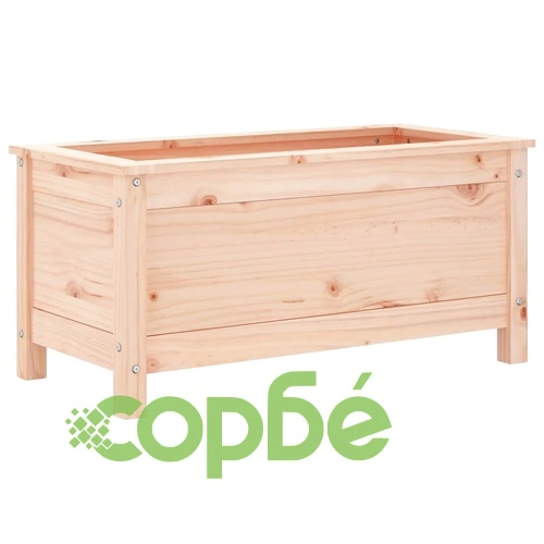 Градински сандък, 82,5x40x39 см, масивна борова дървесина ➤ топ цена ➤ sorbe.bg