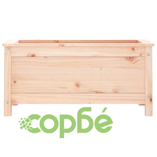 Градински сандък, 82,5x40x39 см, масивна борова дървесина ➤ топ цена ➤ sorbe.bg