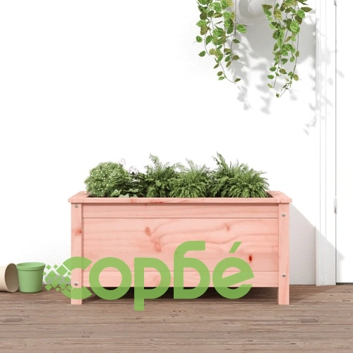 Градински сандък, 82,5x40x39 см, дугласко дърво масив ➤ топ цена ➤ sorbe.bg