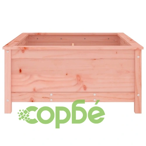 Градински сандък, 82,5x82,5x39 см, дугласко дърво масив ➤ топ цена ➤ sorbe.bg