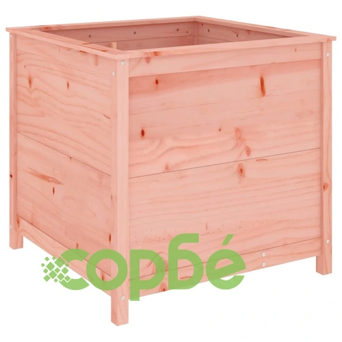 Градински сандък, 82,5x82,5x78 см, дугласко дърво масив ➤ топ цена ➤ sorbe.bg