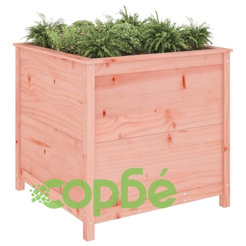 Градински сандък, 82,5x82,5x78 см, дугласко дърво масив ➤ топ цена ➤ sorbe.bg