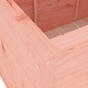 Градинска повдигната леха 119,5x82,5x78 см дугласко дърво масив