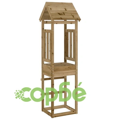 Кула за игра 52,5x46,5x206,5 см импрегнирана борова дървесина ➤ топ цена ➤ sorbe.bg