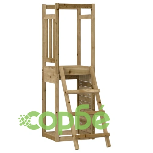 Комбинирано детско съоръжение 53x46,5x169 см импрегниран бор ➤ топ цена ➤ sorbe.bg