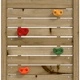Комбинирано детско съоръжение 53x46,5x169 см импрегниран бор