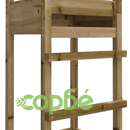 Кула за игра 53x46,5x169 см импрегнирана борова дървесина ➤ топ цена ➤ sorbe.bg