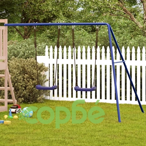 Люлки за игра 2 бр сини 265x156,5x155,5 см полипропилен ➤ топ цена ➤ sorbe.bg