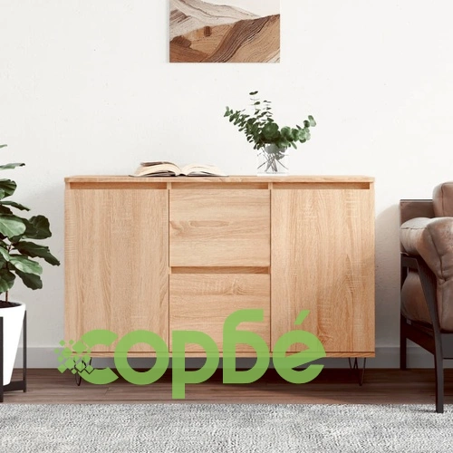 Сайдборд, дъб сонома, 101,5x35x70 см, инженерно дърво ➤ топ цена ➤ sorbe.bg