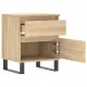 Нощни шкафчета, 2 бр, сонома дъб, 40x35x50 см, инженерно дърво
