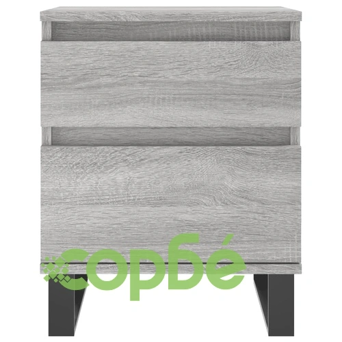 Нощни шкафчета 2 бр сив сонома 40x35x50 см инженерно дърво ➤ топ цена ➤ sorbe.bg