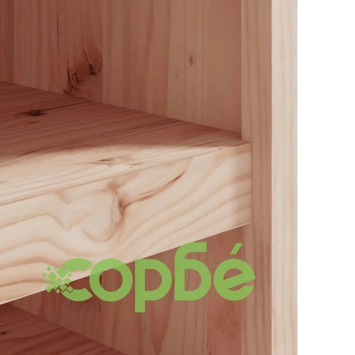 Кухненски шкаф за открито, 106x55x64 см, бор масив ➤ топ цена ➤ sorbe.bg