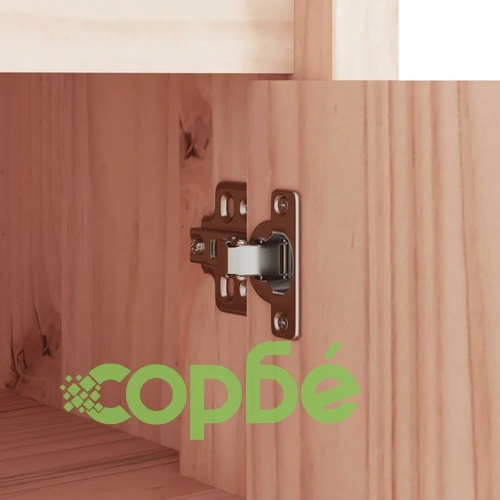 Кухненски шкаф за открито, 106x55x64 см, бор масив ➤ топ цена ➤ sorbe.bg