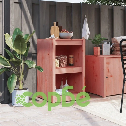 Кухненски шкаф за открито, 55x55x92 см, дугласко дърво масив ➤ топ цена ➤ sorbe.bg