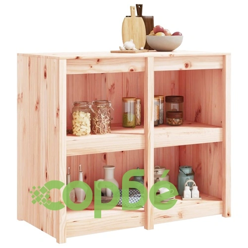 Кухненски шкаф за открито, 106x55x92 см, бор масив ➤ топ цена ➤ sorbe.bg