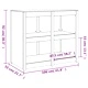 Кухненски шкаф за открито, бял, 106x55x92 см, бор масив