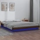 LED рамка за легло кафява 120x190 см 4FT Small Double дърво