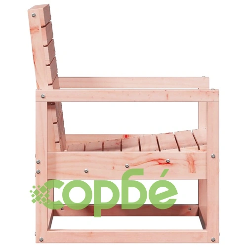 Градински стол, 57,5x63x76 см, масивна дугласка дървесина ➤ топ цена ➤ sorbe.bg