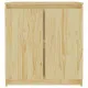 Страничен шкаф, 60x36x65 см, борово дърво масив