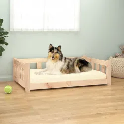 Кучешко легло, 95,5x65,5x28 см, борова дървесина масив