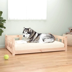 Кучешко легло, 105,5x75,5x28 см, борова дървесина масив