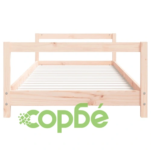 Детска рамка за легло 80x200 см борово дърво масив ➤ топ цена ➤ sorbe.bg