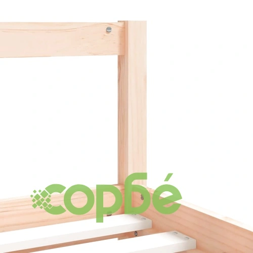 Детска рамка за легло 80x200 см борово дърво масив ➤ топ цена ➤ sorbe.bg