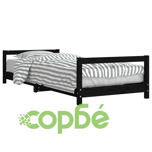 Рамка за детско легло 80x200 см масивна борова дървесина ➤ топ цена ➤ sorbe.bg