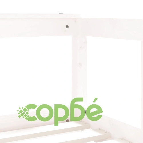 Рамка за детско легло с чекмеджета, бяла, 70x140 см, бор масив ➤ топ цена ➤ sorbe.bg