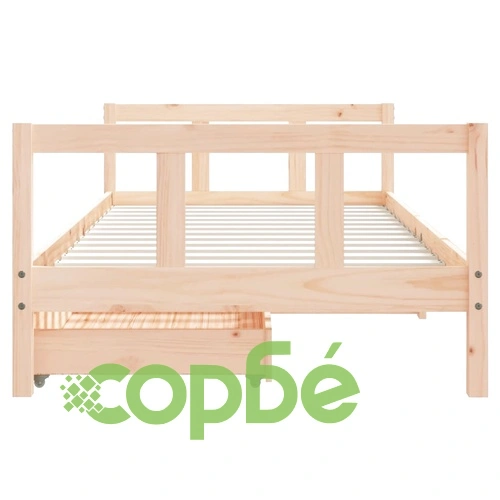Детска рамка за легло с чекмеджета, 90x190 см, бор масив  ➤ топ цена ➤ sorbe.bg