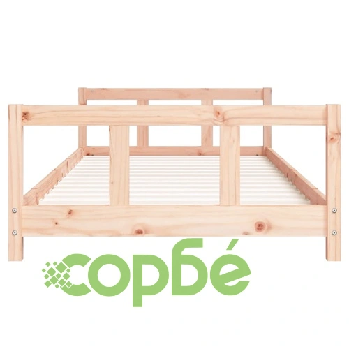Рамка за детско легло, 90x200 см, масивна чамова дървесина ➤ топ цена ➤ sorbe.bg