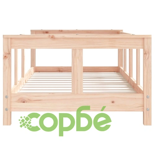 Рамка за детско легло, 70x140 см, масивна борова дървесина ➤ топ цена ➤ sorbe.bg
