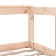 Рамка за детско легло, 70x140 см, масивна борова дървесина