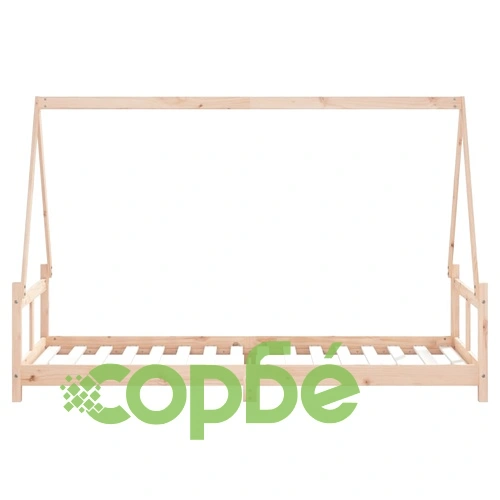 Детска рамка за легло 80x200 см борово дърво масив ➤ топ цена ➤ sorbe.bg