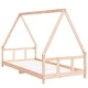 Рамка за детско легло, 90x200 см, масивна чамова дървесина